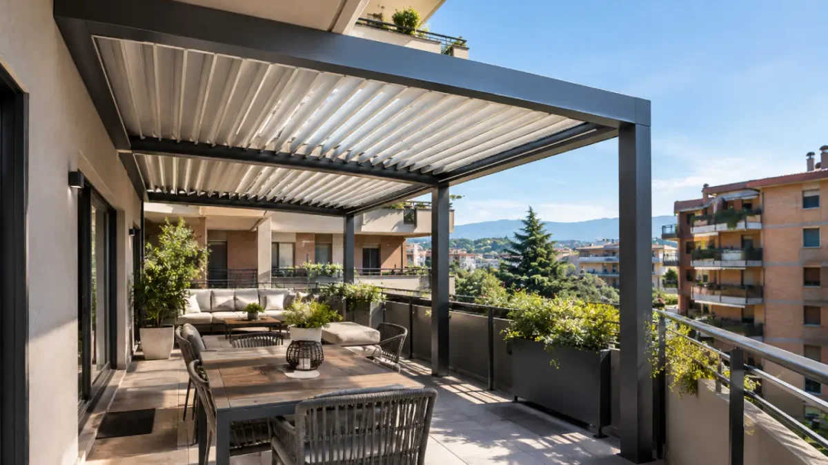 pergotenda-bioclimatica-condominio-pergo-tenda-bio-climatica-tenda-pensilina-copertura-condominio-condominiale-terrazzo-balcone